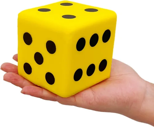 Miniatura 9 de Juguete de Dados de Espuma de 3.15 Pulgadas: Un Divertido Juguete Educativo de Dados Kawaii Lleno de Diversión para Juegos de Mesa Infantiles