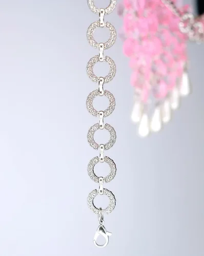 Miniatura 5 de Sujetador de cadena de cuerpo sin espalda halter de perlas sexy para mujer
