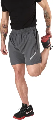 Miniatura 3 de Ultra Performance Paquete de 4 pantalones cortos deportivos para correr para hombre, 7 pulgadas de entrepierna, de nailon, pantalones cortos