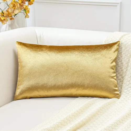 Miniatura 53 de Artscope Fundas de Almohada de Terciopelo de Lujo Súper Suaves Decorativas Cuadradas Fundas de Cojín para Sofá Sillón Dormitorio Decoración