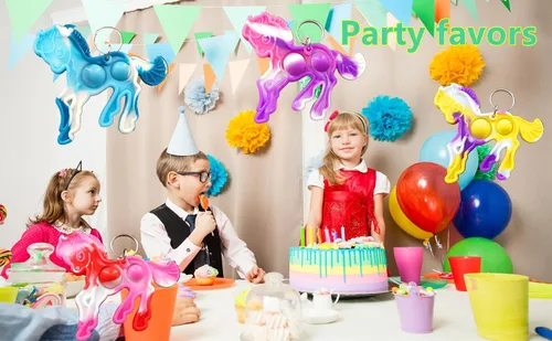 Miniatura 5 de Paquete de 20 mini juguetes para ansiedad con forma de caballo pequeño, para autismo, fiesta de cumpleaños, regalos para escuela, aula, adultos