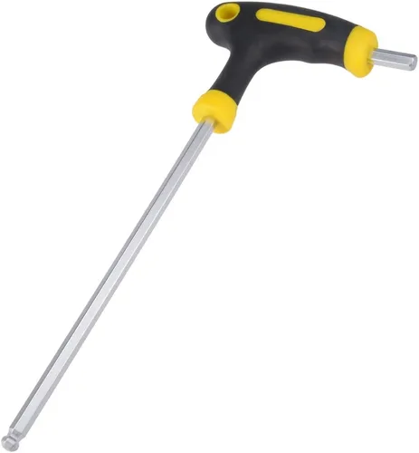 Miniatura 5 de uxcell Llave hexagonal magnética con mango en T de punta de bola métrica de 0.118 in