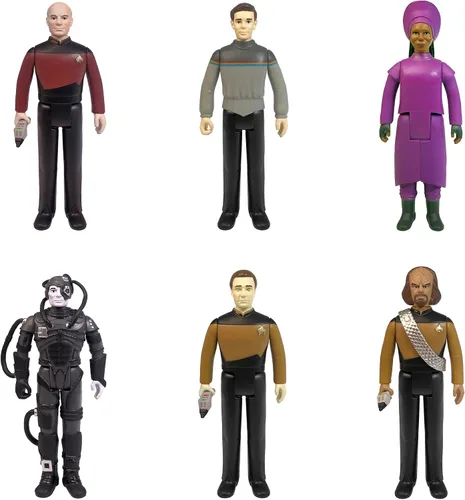 Miniatura 3 de Super7 Star Trek: The Next Generation Captain Picard - Figura de acción de Star Trek de 3.75 pulgadas con accesorio, colección de programas