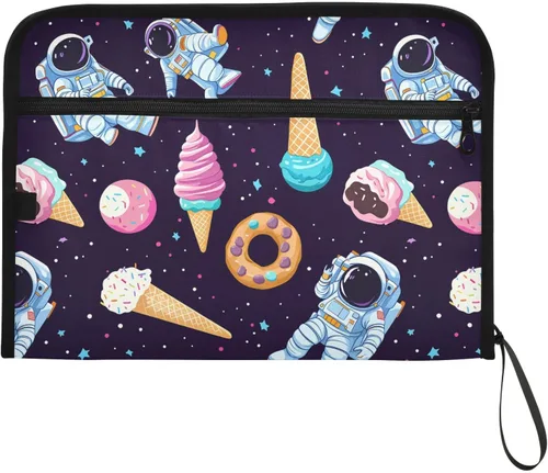 Miniatura 10 de Gredecor 13 Pockets File Folder Organizer A4/Letter Water Resistant Document Bag with Zipper Filing Folder Expanding File Pouch Storage for School