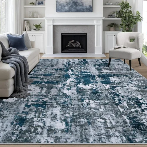 Miniatura 77 de 5x7 Area Rugs for Living Room Rug Washable: Abstract Rug for Dining Room Bedroom Carpet Non Slip 5 by 7 Indoor Modern Nursery Home Office Beige