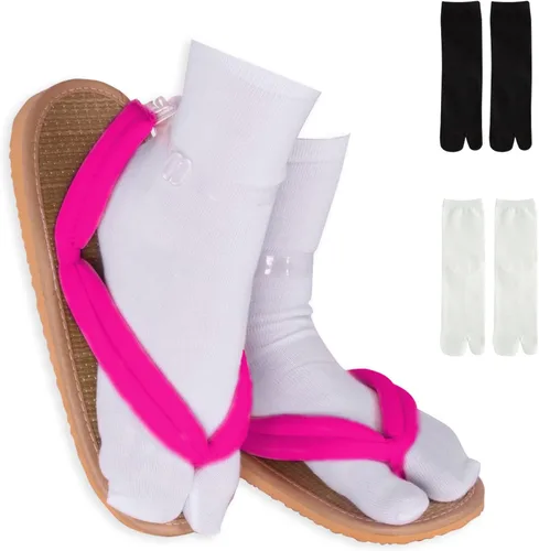 Miniatura 10 de Zapatos de zuecos unisex de anime para cosplay, accesorio de cosplay japonés Oshitari