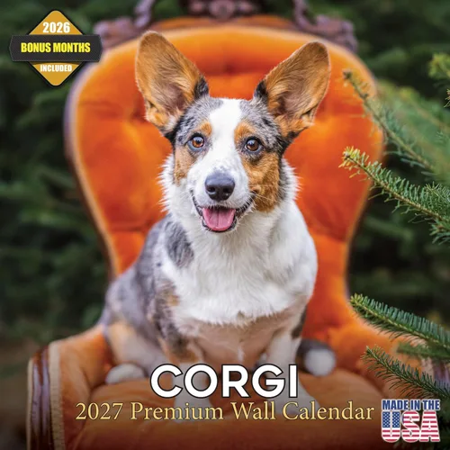 Miniatura 113 de Calendario 2025 2026 de cachorros Cocker Spaniel - Calendario mensual de pared de raza de perro - 12" x 24" abierto - Papel grueso sin sangrado