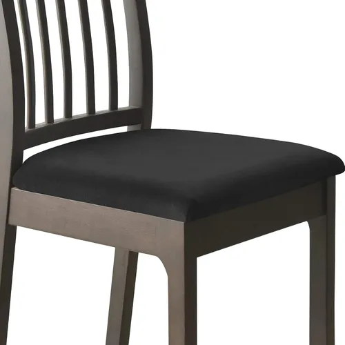 Miniatura 26 de Juego de 2 fundas elásticas para asiento de silla de comedor, de terciopelo suave, fundas protectoras universales extraíbles para sillas de comedor