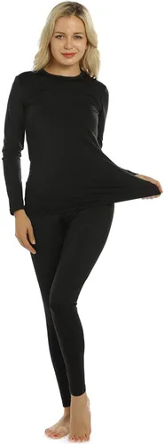 Miniatura 2 de ViCherub Thermal Underwear Set for Women Long Johns Base Layer Fleece Lined Soft Top Bottom