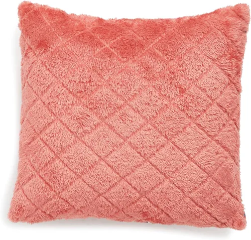 Vera Bradley Funda de almohada de forro polar para mujer con inserto hipoalergénico extraíble