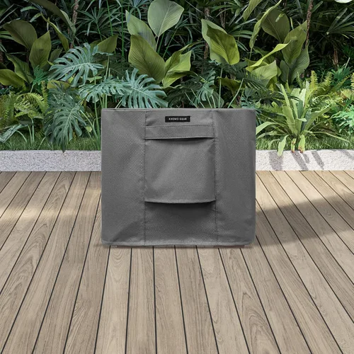 Miniatura 7 de Funda resistente para muebles de exterior – Fundas cuadradas y rectangulares impermeables con rejillas de ventilación – Funda de poliéster