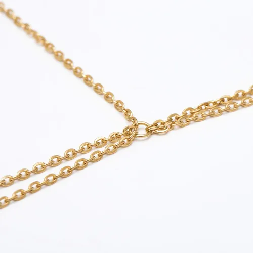 Miniatura 3 de Bestjybt cadena con colgante para la cintura y la panza y cuerpo. Dorada, sexy, para mujeres de diseño moderno. Collar con colgante playero