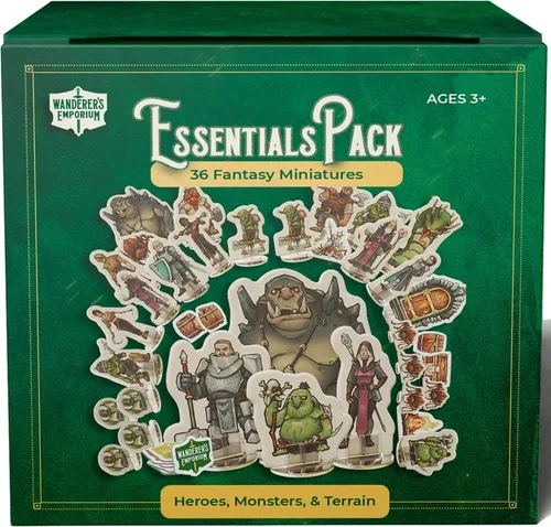 Miniatura 10 de Miniaturas Planas Duras para Miniaturas de DND con Bases Escala de 28mm - 32mm Juego de Iniciación de Calabozos y Dragones 5e