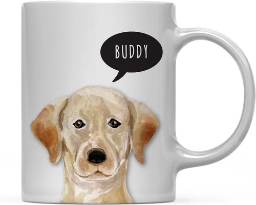 Miniatura 13 de Andaz Press Taza de café personalizada de 11 onzas para perro, Shih Tzu Shorter Haired Up Close, paquete de 1 Shih Tzu pelo más corto personalizado