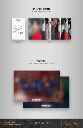 Miniatura 5 de Woollim Entertainment Golden Child - Without You (Vol.1 Repackage) Álbum