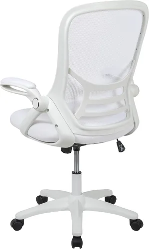 Miniatura 15 de Flash Furniture Porter - Silla de oficina giratoria de respaldo alto con soporte lumbar ajustable y altura, silla de escritorio ergonómica de malla