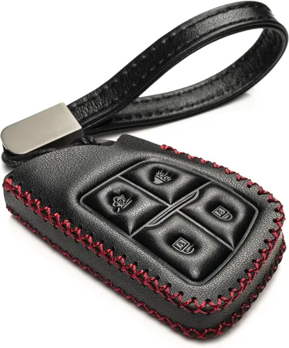 Miniatura 13 de Vitodeco Funda Protectora de Cuero para Llavero Inteligente Compatible con Chevrolet Silverado, Colorado, Suburban, Tahoe, Blazer, Equinox, Traverse