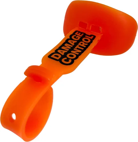 Miniatura 11 de DAMAGE CONTROL Protector bucal con correa permanente para casco, protector bucal juvenil para proteger labios y dientes, chupete sin ebullición