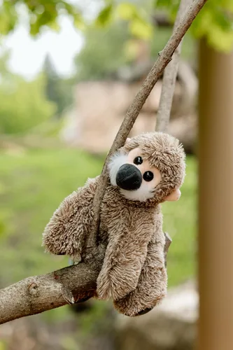 Miniatura 2 de The Petting Zoo Peluche de mono ardilla, regalos para niños, animales salvajes de la vida silvestre, juguete de peluche de mono de 9 pulgadas