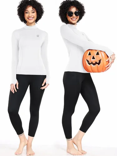 Miniatura 45 de NELEUS - Camisa deportiva de compresión atlética, de manga larga, para mujer, dry fit, paquete de 3