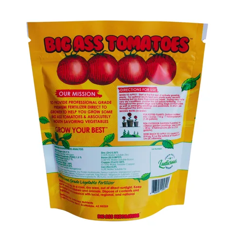Miniatura 3 de Big A Tomato Fertilizante orgánico prémium con algas marinas de 13.5 onzas para interiores y exteriores, fertilizante para plantas