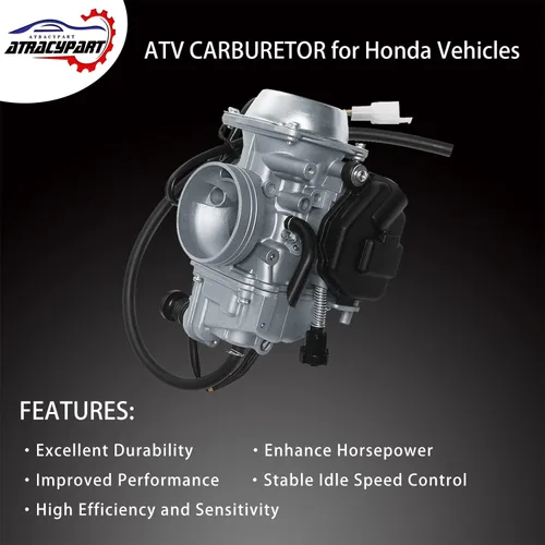 Miniatura 2 de Carburador Carb para Honda Fourtrax 300 TRX300FW 1993-2000, Fourtrax TRX 350 1986-1987, Foreman TRX400FW 400 1997-2004, Foreman 450 TRX450FE/FM/S/ES