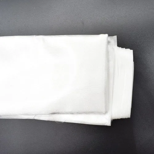 Miniatura 5 de MTYIQS Paño de fibra de vidrio Tejido liso Tela de fibra de vidrio 0.85oz 0.001 in Fibra de vidrio Mat Material Roll Tela tejida blanca para placa
