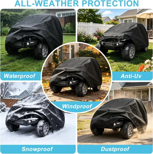 Miniatura 7 de Funda para Coche de Juguete Montable para Niños, Protección Envolvente Resistente para Exteriores para Vehículos de Juguete con Ruedas a Batería