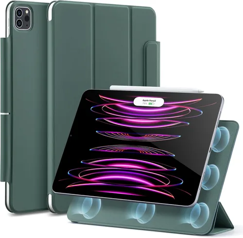 Miniatura 27 de ESR Funda para iPad Pro de 11 pulgadas, iPad Pro 11 Funda Folio (2022/2021/2020, 4ª/3ª/2ª generación), conexión magnética conveniente, soporte de 2