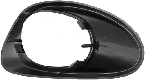 Miniatura 5 de Brock Reemplazo de pasajeros Interior delantero Interior Manija de puerta Bisel negro texturizado compatible con 02-09 Trailblazer y 02-06 EXT