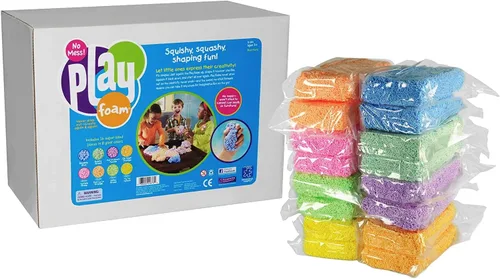 Educational Insights Playfoam - Paquete de clase - Juguetes sensoriales preescolares para niños, suministros para el aula, espuma moldeable para