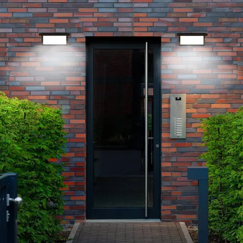Miniatura 10 de Luces de porche al aire libre de 6000K, luz de pared LED de 18W 1800LM, accesorios de exterior modernos antioxidantes y resistentes al agua IP65