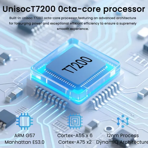 Miniatura 3 de Tablet Android 16 actualizada 2026 de 10.1 pulgadas, procesador Octa-Core, 24 GB de RAM 64 GB ROM 2 TB expandible, pantalla táctil HD de 1280 x 800