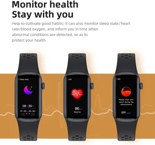 Miniatura 3 de Reloj de contador de pasos para hombres y mujeres, relojes inteligentes Laides, notificación de mensajes, IP68, impermeable, rastreador