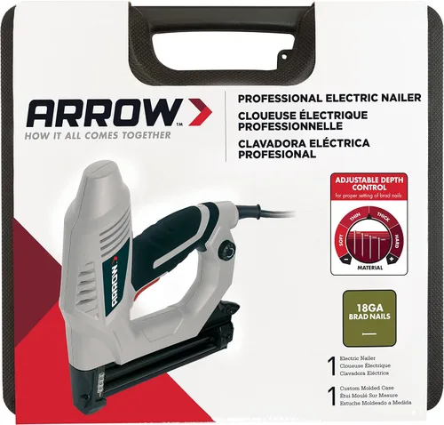 Miniatura 7 de Arrow ET200BN Clavadora Eléctrica de Alta Resistencia, Pistola de Clavos Profesional para Molduras, Marcos de Cuadros, Manualidades, Cercas, Utiliza