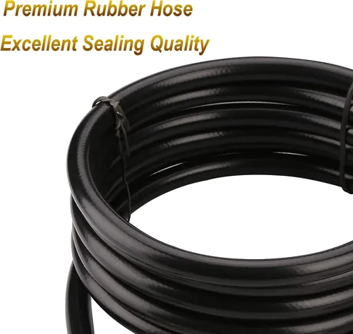 Miniatura 6 de WADEO Manguera de extensión de propano de 12 pies con conector hembra macho de 3/8 pulgadas, manguera larga de línea de gas de propano para parrilla