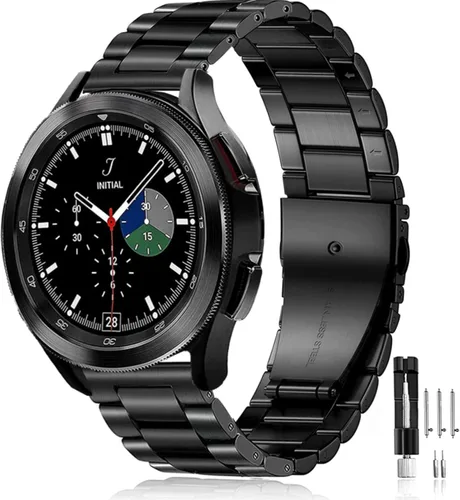 Miniatura 15 de Olytop para Galaxy Watch Ultra Correas 47mm (2024/2025), Correa de Reemplazo de Pulsera de Acero Inoxidable Metálica para Negocios, Hombres y Negro