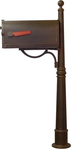 Miniatura 5 de Savannah - Buzón con poste Ashland - Buzón de cobre con poste de aluminio - SCS-1014_SPK-600-CP