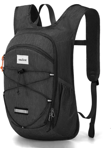 HALOVIE Mochila de Senderismo Plegable de 15L Bolsillo para Teléfono Mochila de Día de Viaje Ligera para el Hombro con Correa para el Pecho Mochila
