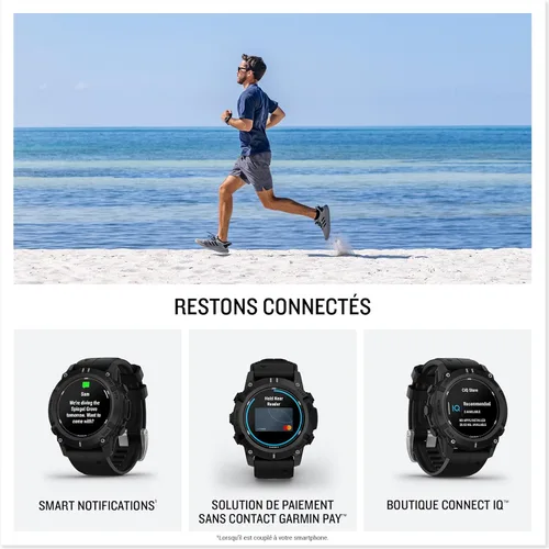 Miniatura 4 de Garmin® Descent™ G2, Watch-Style Dive Computer, Bright AMOLED Display, Multiple Dive Modes, Health and Wellness Features, Black with Black Band