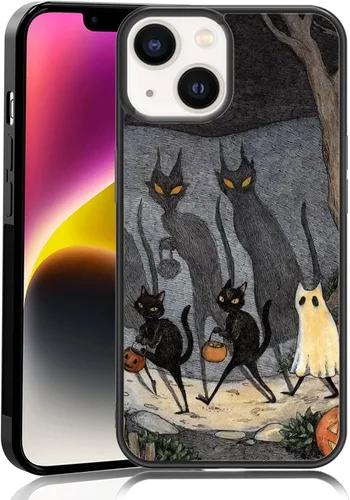 Miniatura 32 de Elegante funda de teléfono con diseño de gato Marie compatible con iPhone 11, funda de encaje dorado para iPhone, a prueba de golpes, rosa fucsia