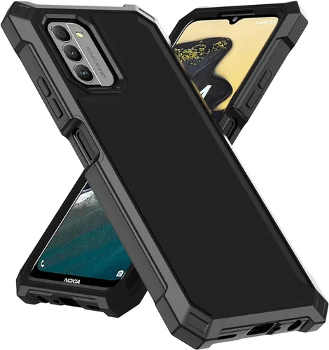 Miniatura 7 de Ailiber Funda para Nokia G310, Nokia G310 con protector de pantalla de vidrio templado, protección de estructura de 2 capas, esquinas a prueba