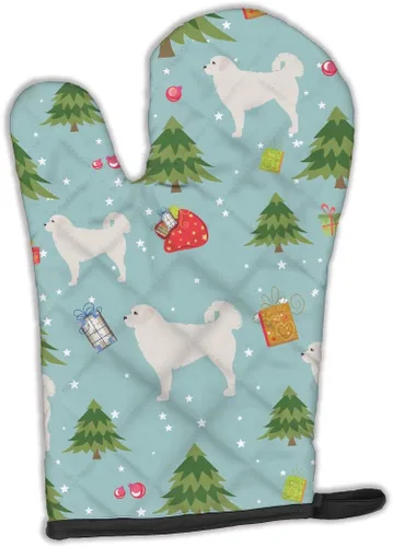 Miniatura 142 de Caroline's Treasures BB4872OVMT - Guante de horno de Navidad Affenpinscher resistente al calor, grueso para sartenes calientes y horno, manopla