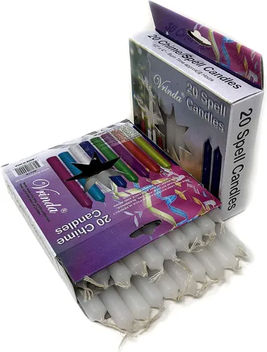 Miniatura 15 de Vrinda® Mini Chime Ritual Spell - Velas cónicas sin perfume de 4 pulgadas (surtido (paquete de 40)