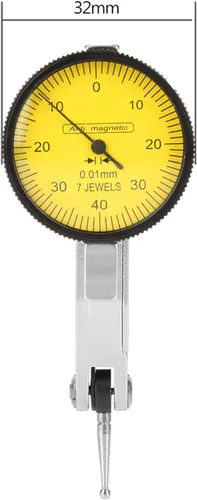 Miniatura 9 de Indicador de dial con soporte magnético, indicador de prueba de dial de palanca con indicador flexible y fuerte soporte de base de soporte magnético