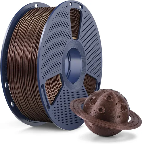 Miniatura 24 de SUNLU Filamento PLA de madera de 0.069 pulgadas, filamento de impresora 3D de fibra de madera real, textura y aroma de madera natural, sin