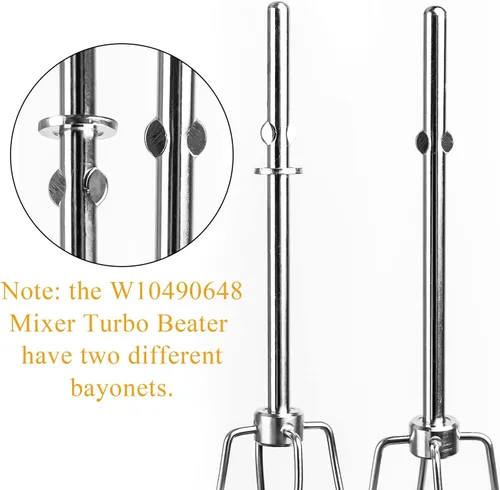 Miniatura 6 de Batidoras turbo para mezcladora de mano KitchenAid W10490648, KHM2B, AP5644233, PS4082859