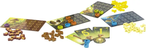 Miniatura 5 de Juego de mesa Wonder Woods de blue orange Games, juego de mesa de estrategia con temática de hongos familiares o adultos para 2 a 5 jugadores.