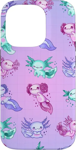 Miniatura 17 de Funda con patrón Axolotl para iPhone 12/12 Pro
