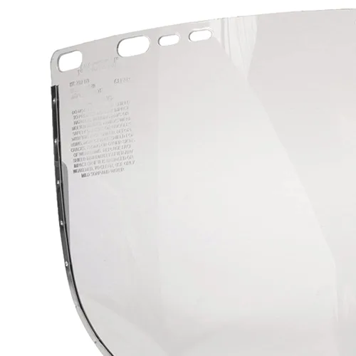 Miniatura 5 de Jackson Safety Ventana protectora facial para casco de seguridad Jackson, 9 x 15.5 x 0.04 pulgadas, acetato encuadernado de aluminio, transparente